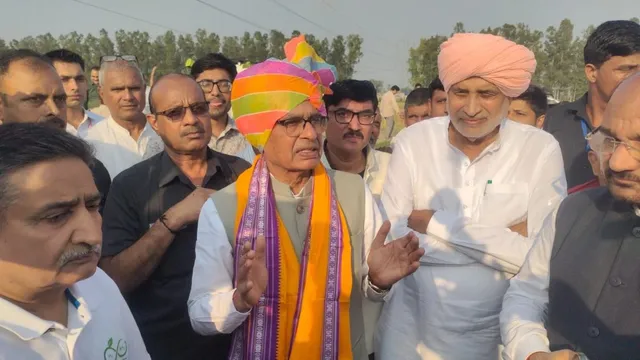 शिवराज सिंह चौहान ने तरावड़ी से शुरू किया ‘खेत बचाओ अभियान’, किसानों से संतुलित खाद और प्राकृतिक खेती अपनाने की अपील