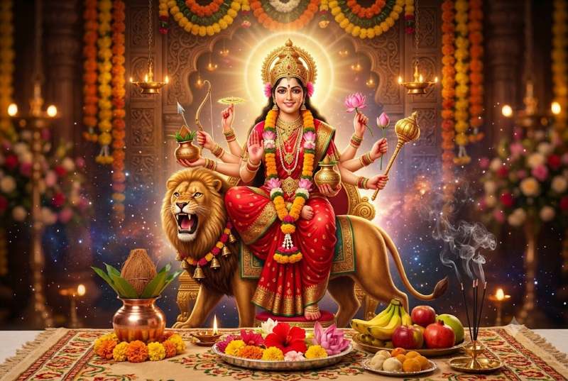 नवरात्रि के चौथे दिन मां कूष्मांडा को कैसे करें प्रसन्न? जानें पूजा के नियम, मंत्र और भोग की खास परंपरा नवरात्रि के चौथे दिन मां कूष्मांडा को कैसे करें प्रसन्न? जानें पूजा के नियम, मंत्र और भोग की खास परंपरा