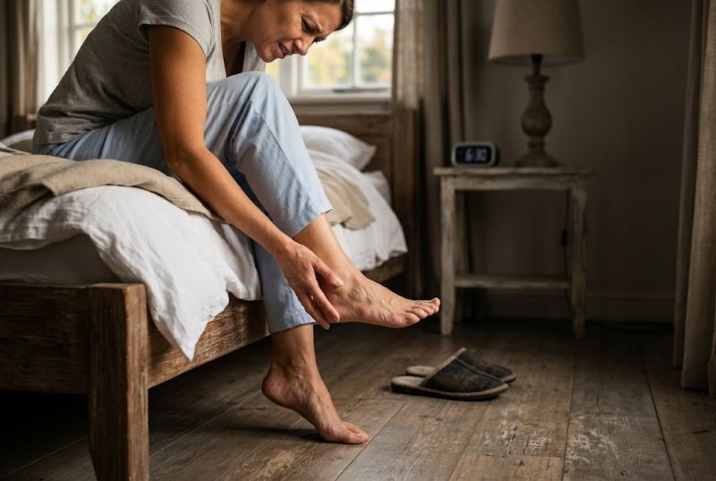 सुबह बिस्तर से उतरते ही एड़ी और तलवों में क्यों होता है दर्द? इन लक्षणों को न करें नजरअंदाज