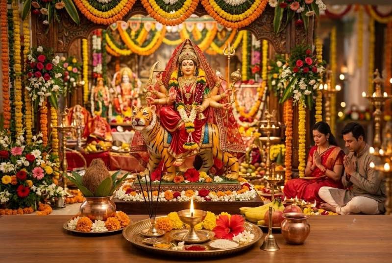 नवरात्रि के तीसरे दिन मां चंद्रघंटा की आराधना, जानें पूजा का शुभ तरीका, प्रिय प्रसाद, शक्तिशाली मंत्र और आरती